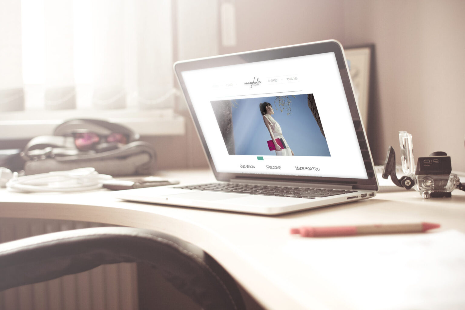 Maryholic e-shop, design by Poua Design