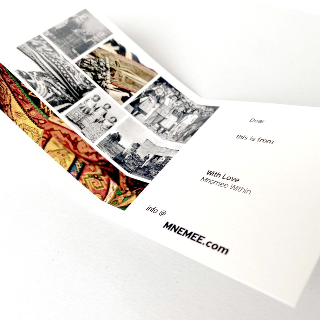 Mnemee — Printed piece — Poua Design
